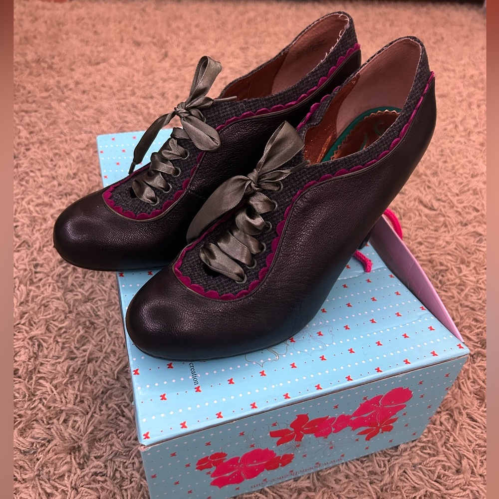 Poetic License Backlash Oxfords Shooties Boots, size 9.5